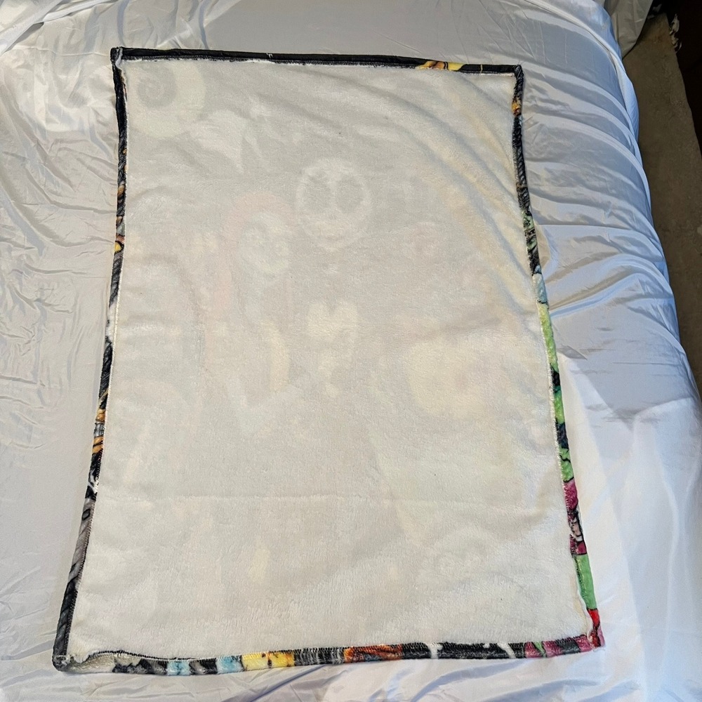 Disney Nightmare Before Christmas Throw Blanket Unisex Multi Very Good Jack - Picture 3 of 6